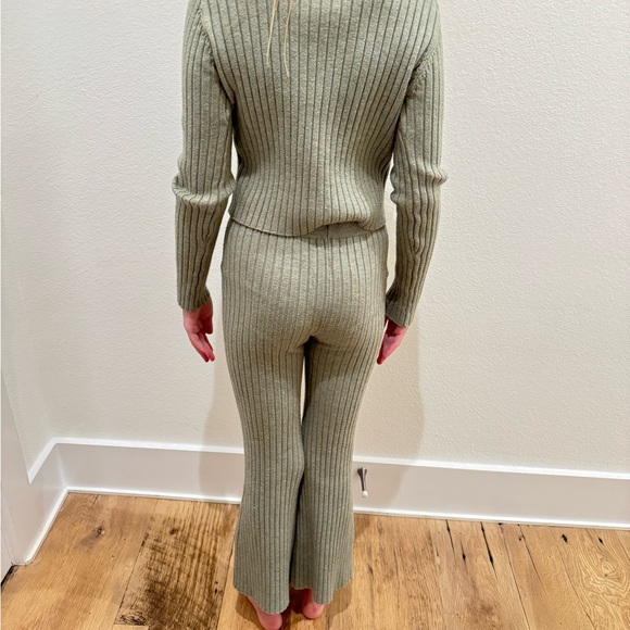 Rylee + Cru Sage Ribbed Knit Set - Picture 2 of 8